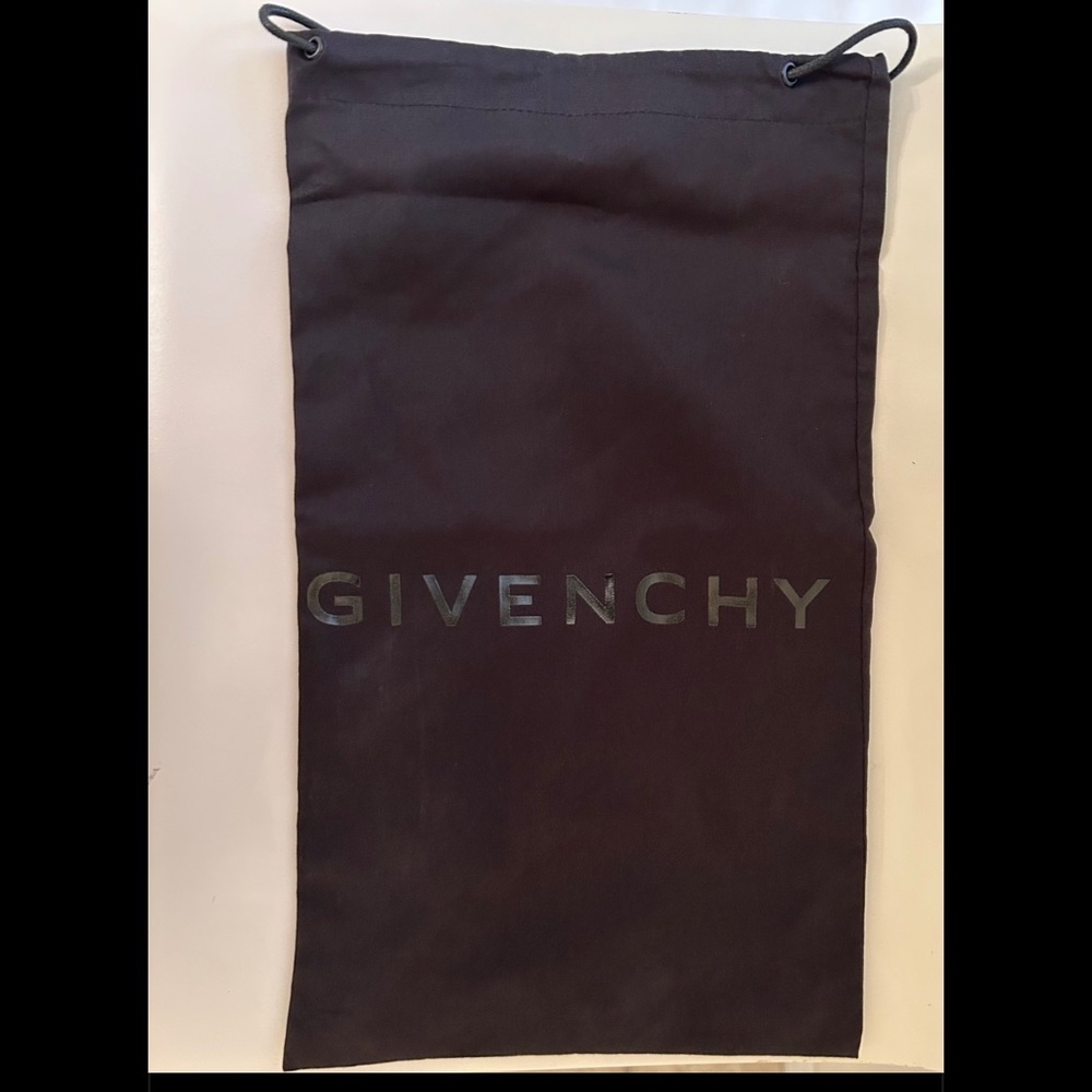 Givenchy Shoe Wallet Accessories Black Drawstring Travel Rectangular Dust Bag
